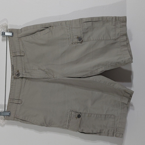 🟢 (PHIL) Calvin Klein Flat Front Cargo Shorts Size 30 - Picture 2 of 12